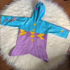 Kidorable Mermaid raincoat girls sz 2T READ
